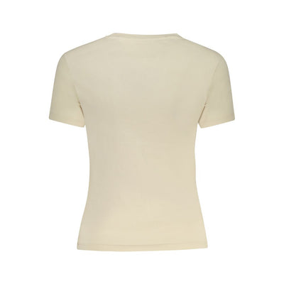Tommy Hilfiger Beige Cotton Tops & T-Shirt