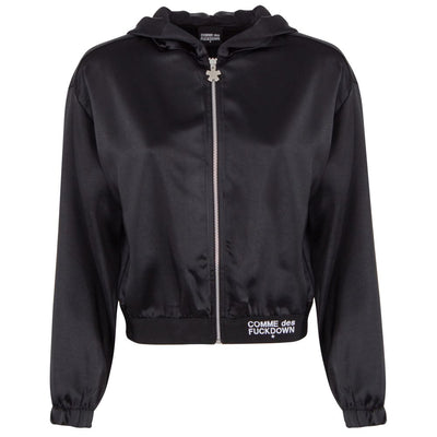 Comme Des Fuckdown Black Polyester Sweater