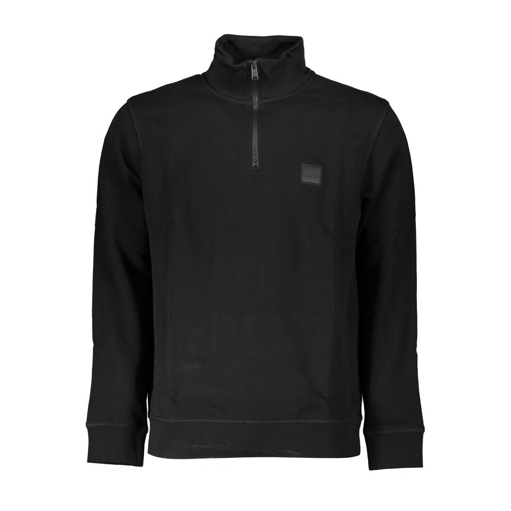 Pull en coton noir Hugo Boss