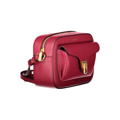 Sac à main en cuir rouge Coccinelle