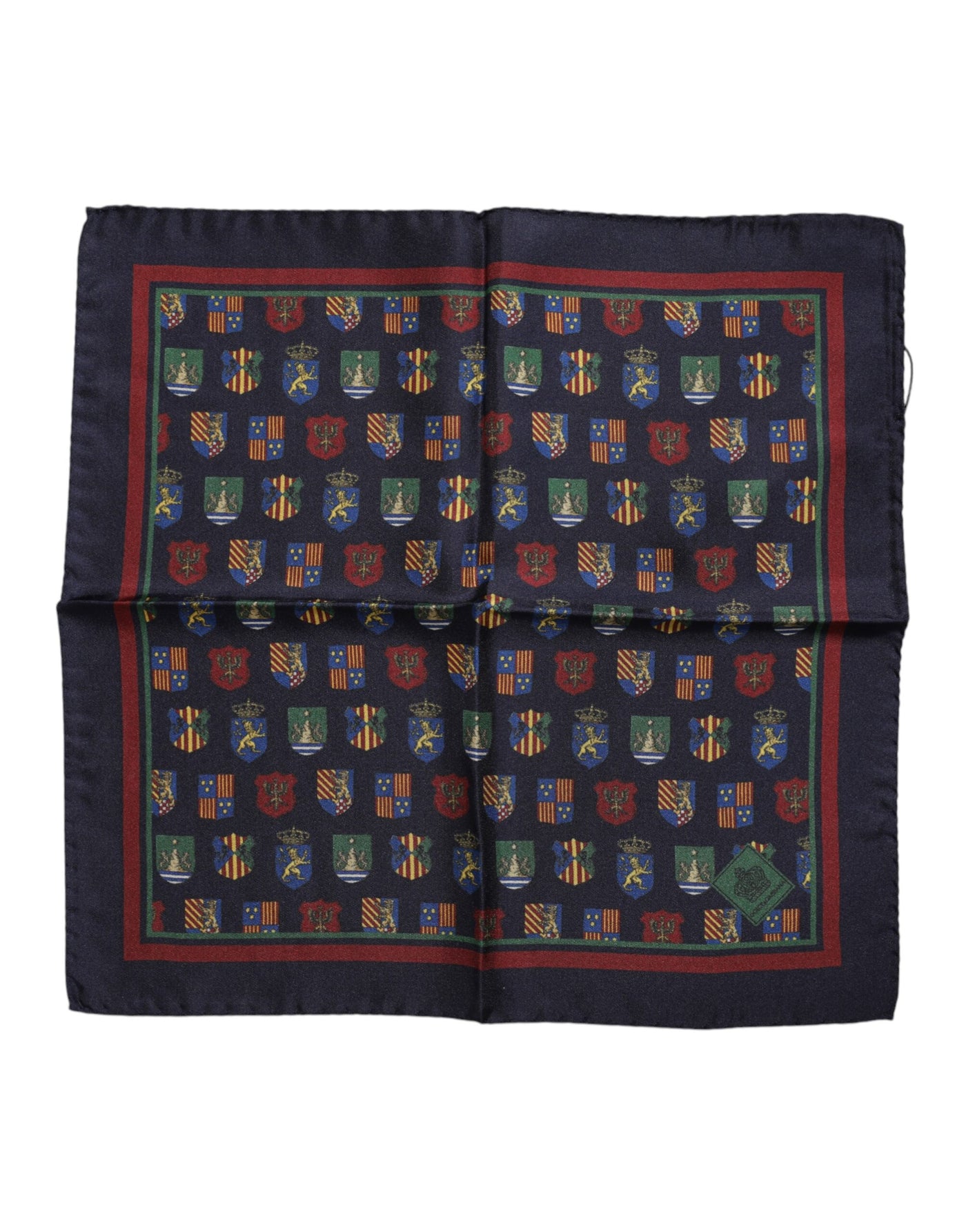 Dolce &amp; Gabbana Multicolor Medals Vierkante Foulard Sjaal