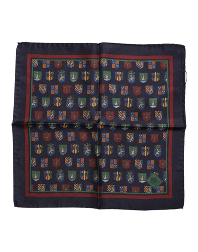 Dolce &amp; Gabbana Multicolor Medals Vierkante Foulard Sjaal
