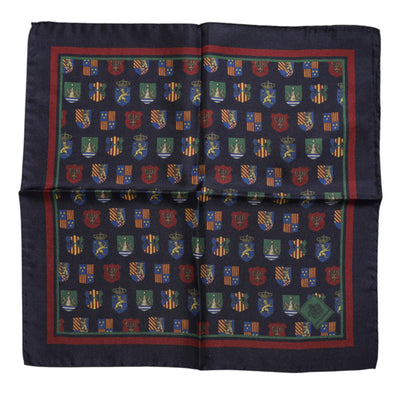 Dolce &amp; Gabbana Multicolor Medals Vierkante Foulard Sjaal