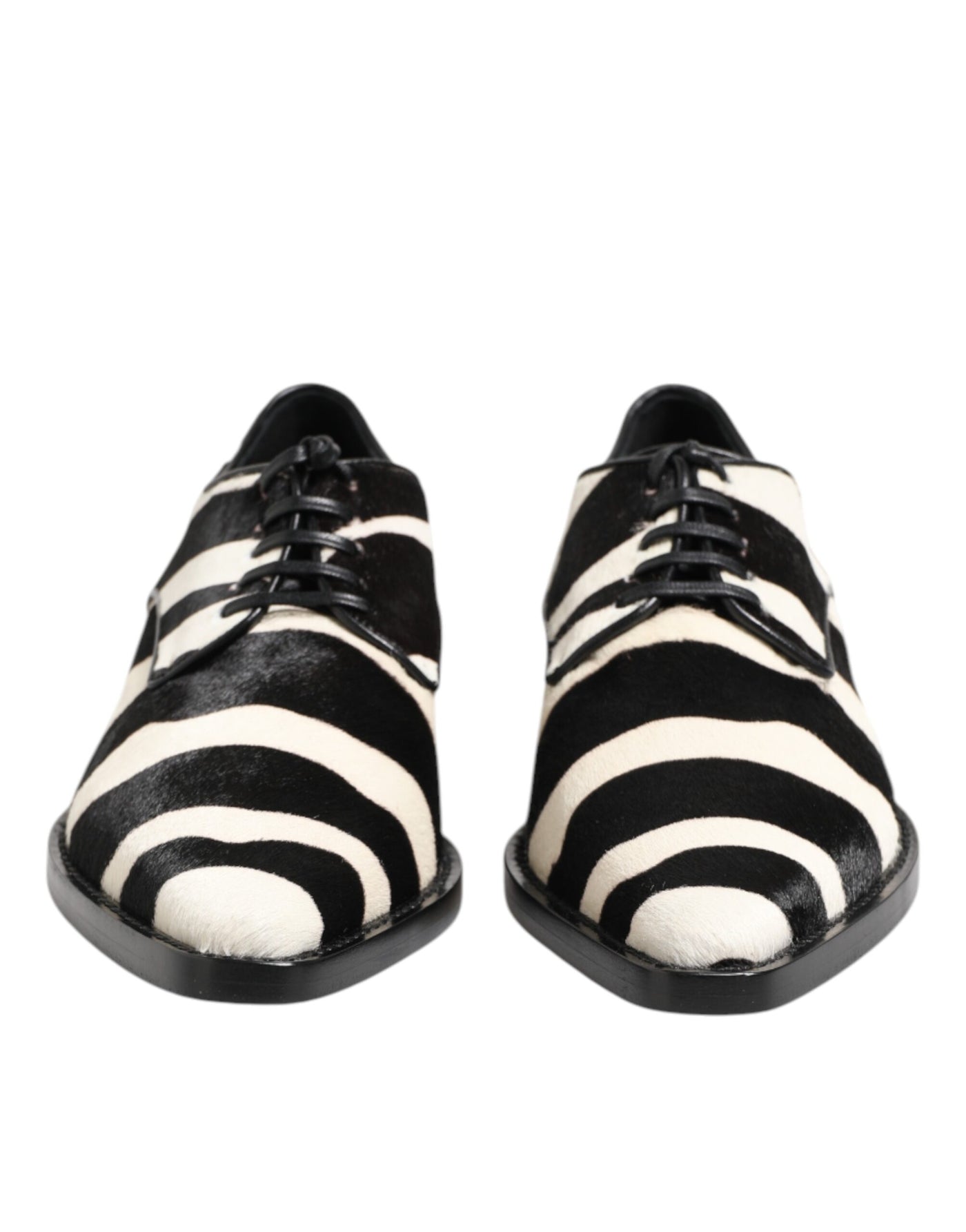 Dolce &amp; Gabbana Zwart Wit Zebra Pony Bont Dress Schoenen