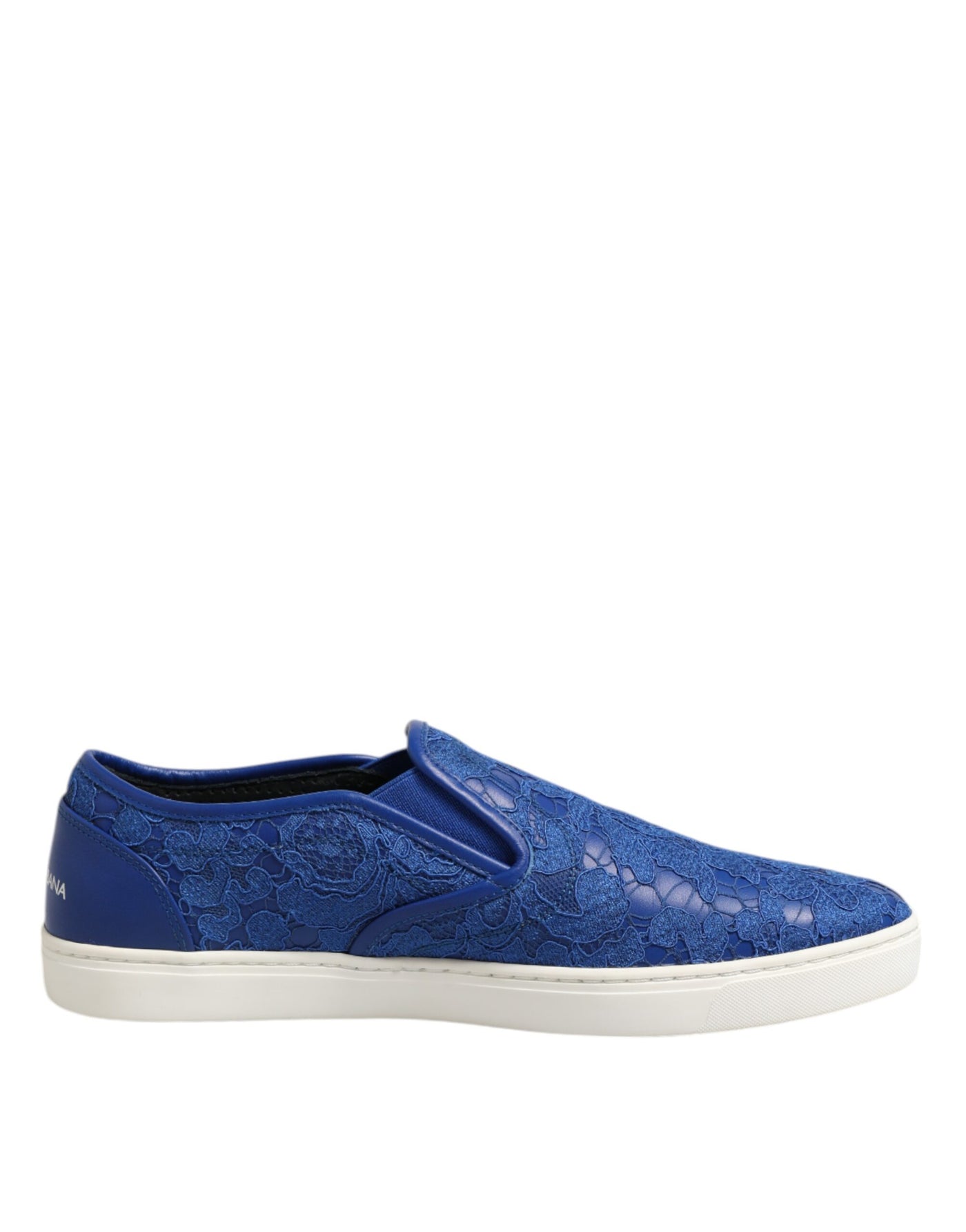 Dolce &amp; Gabbana blauwe leren veterschoenen