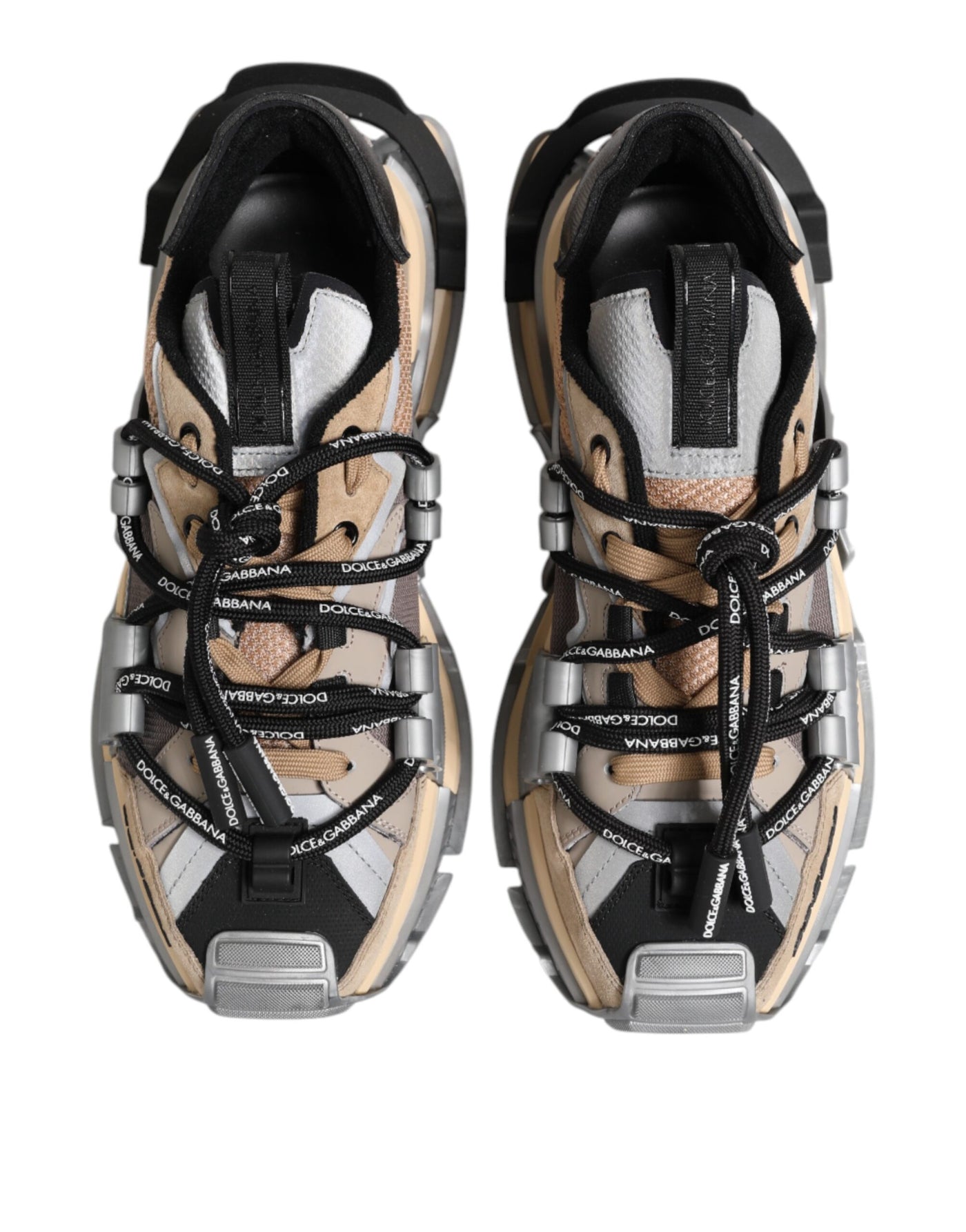 Dolce &amp; Gabbana Multicolor Panelled Space Sneakers Schoenen