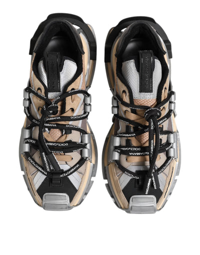 Dolce &amp; Gabbana Multicolor Panelled Space Sneakers Schoenen
