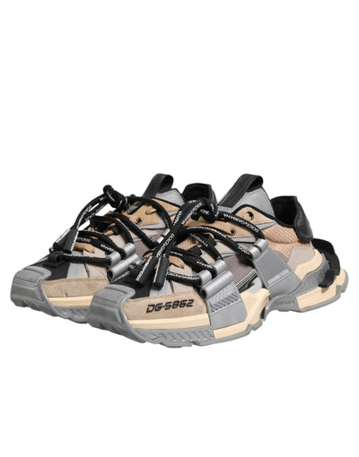 Dolce &amp; Gabbana Multicolor Panelled Space Sneakers Schoenen