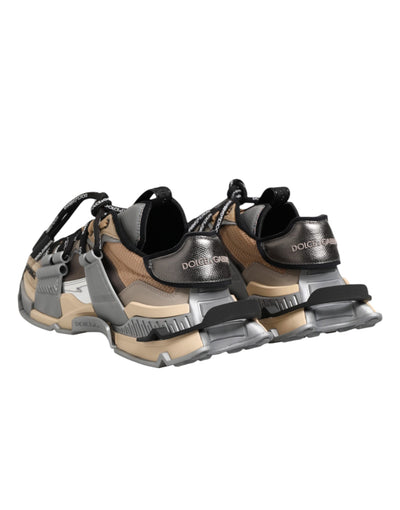 Dolce &amp; Gabbana Multicolor Panelled Space Sneakers Schoenen