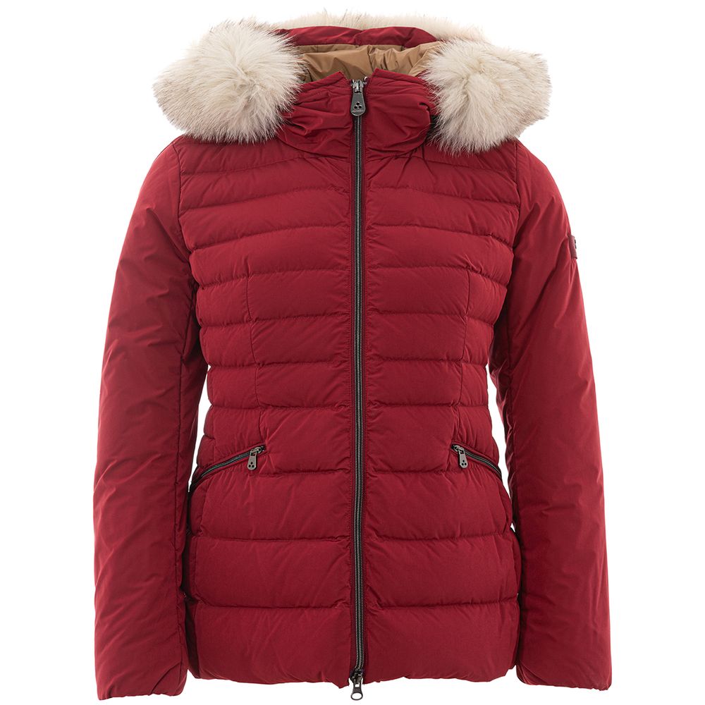 Peuterey bordeaux polyester jassen en jas