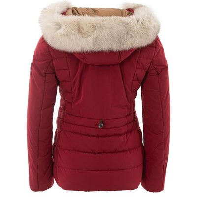Peuterey bordeaux polyester jassen en jas