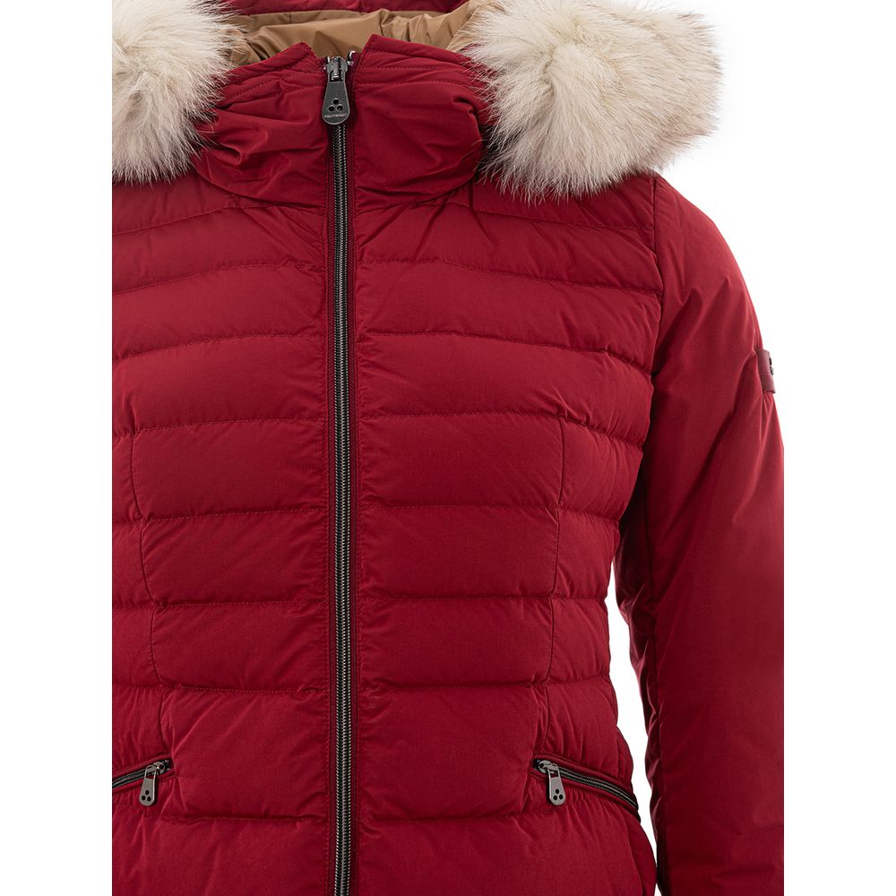 Peuterey bordeaux polyester jassen en jas