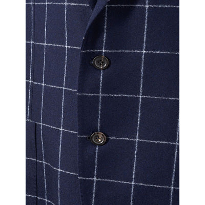 Malo Blue Wool Blazer