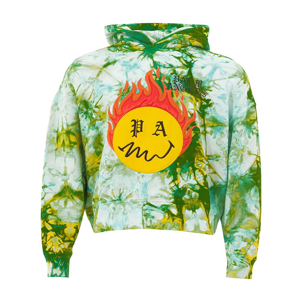 Sweat-shirt en coton multicolore Palm Angels