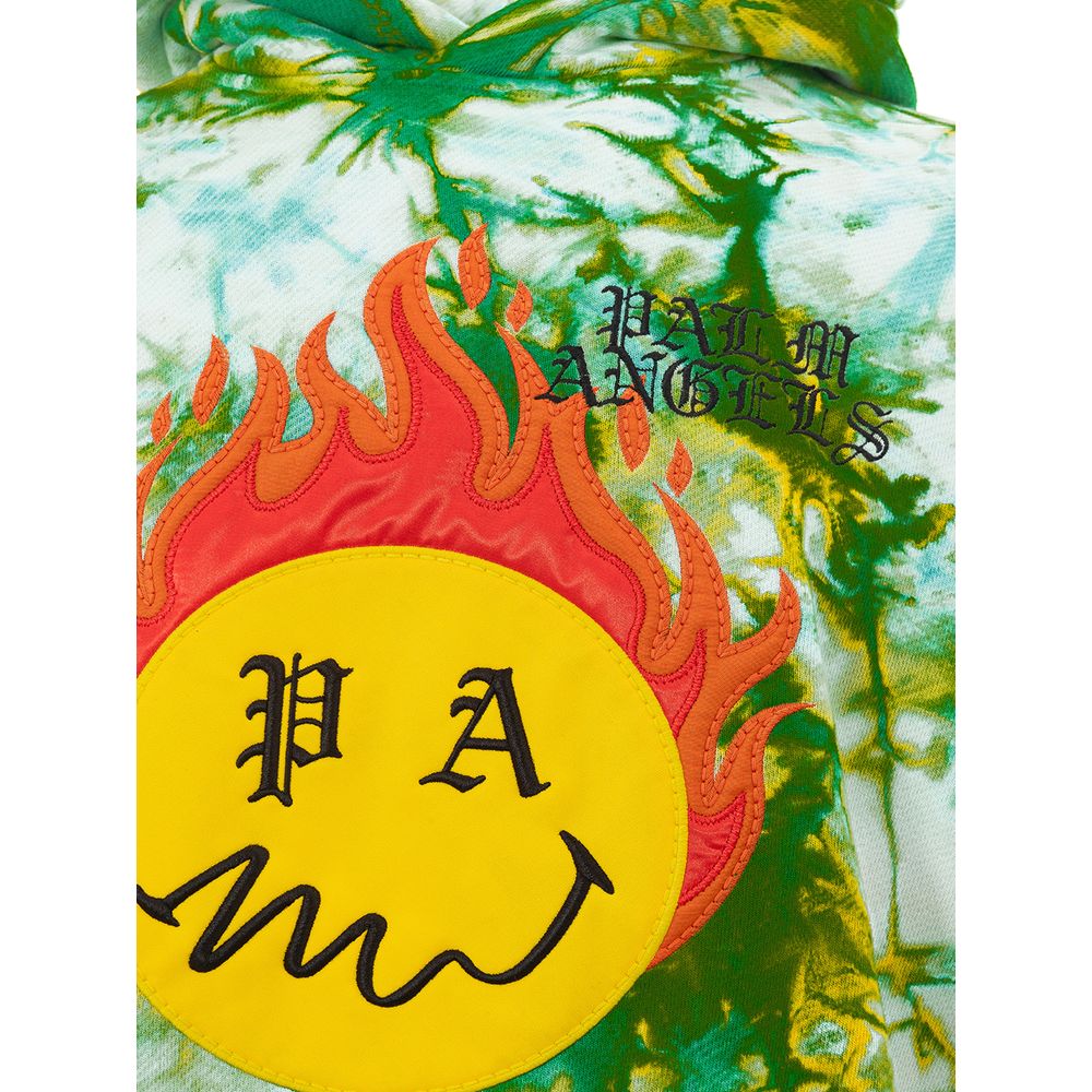 Sweat-shirt en coton multicolore Palm Angels