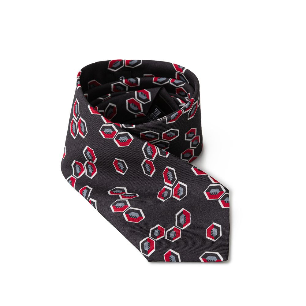 Cravates et nœud papillon en soie grise Giorgio Armani