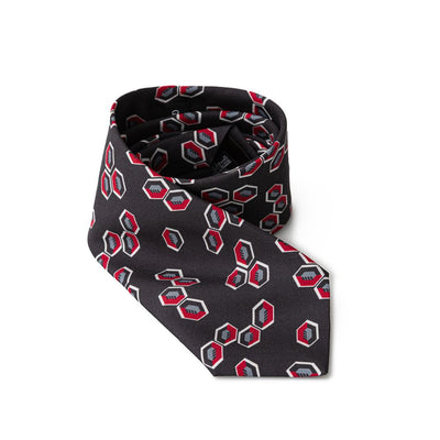 Cravates et nœud papillon en soie grise Giorgio Armani