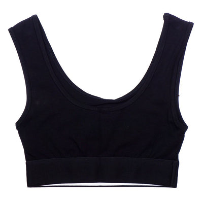 Comme Des Fuckdown Black Cotton Tops & T-Shirt