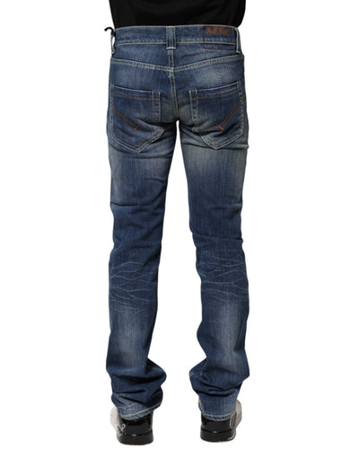 Jean skinny bleu délavé Dondup pour homme, coupe décontractée