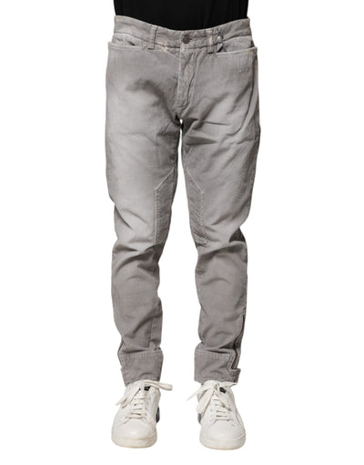 Jean skinny délavé gris clair Balmain pour homme