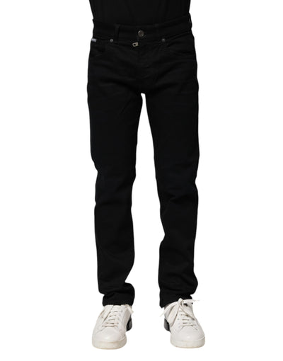 Dolce &amp; Gabbana zwarte skinny jeans van katoen