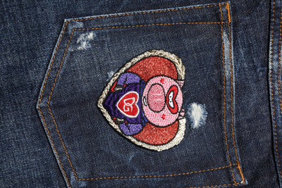 Dolce &amp; Gabbana donkerblauwe skinny denim jeans met scheuren