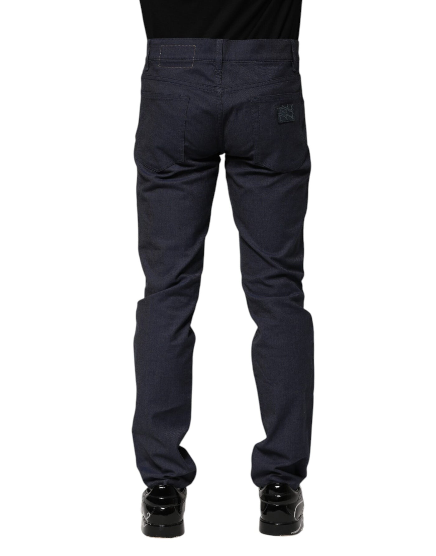 Dolce &amp; Gabbana donkerblauwe skinny jeans van katoen