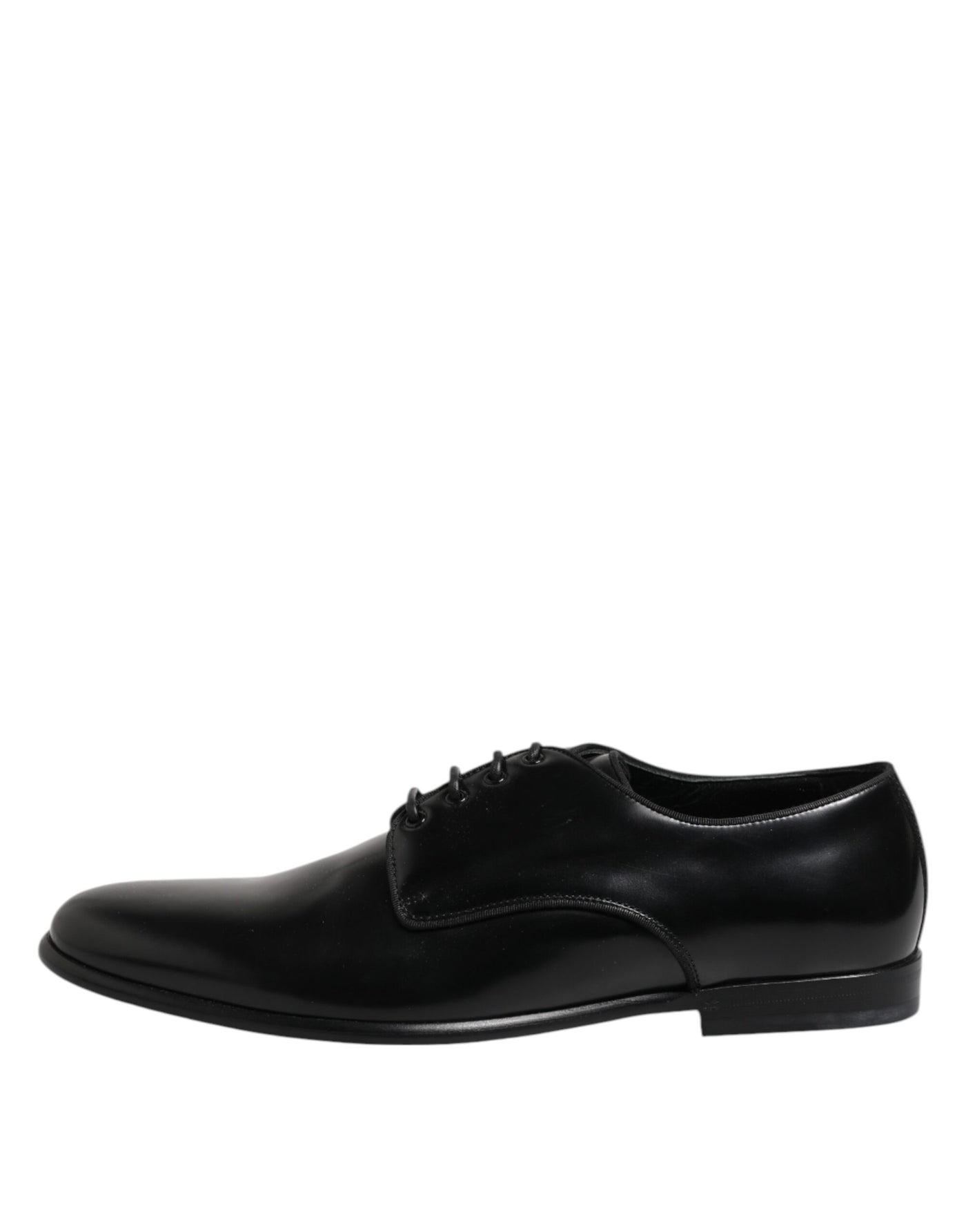 Dolce &amp; Gabbana Zwarte Leren Veterschoenen voor Heren