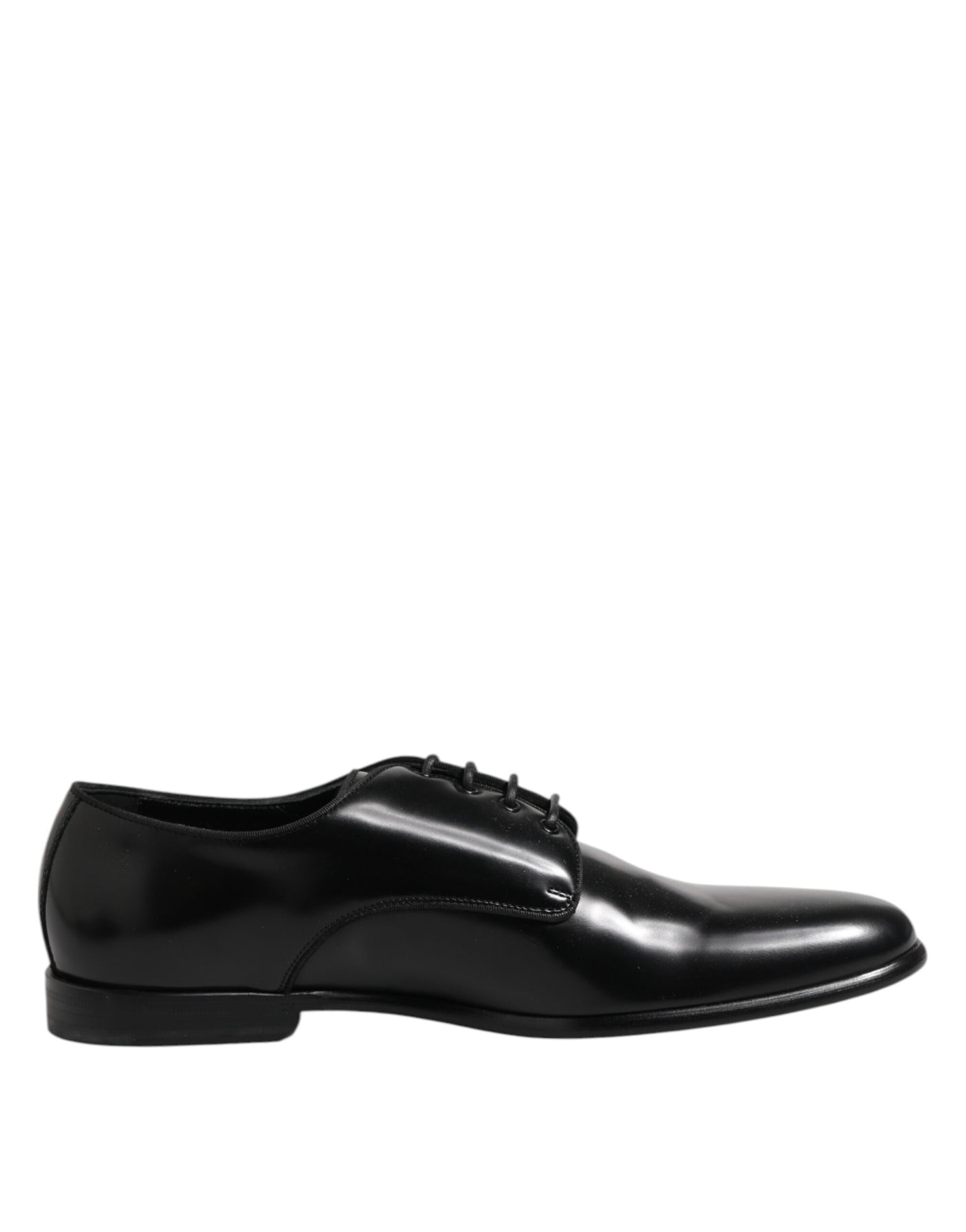 Dolce &amp; Gabbana Zwarte Leren Veterschoenen voor Heren
