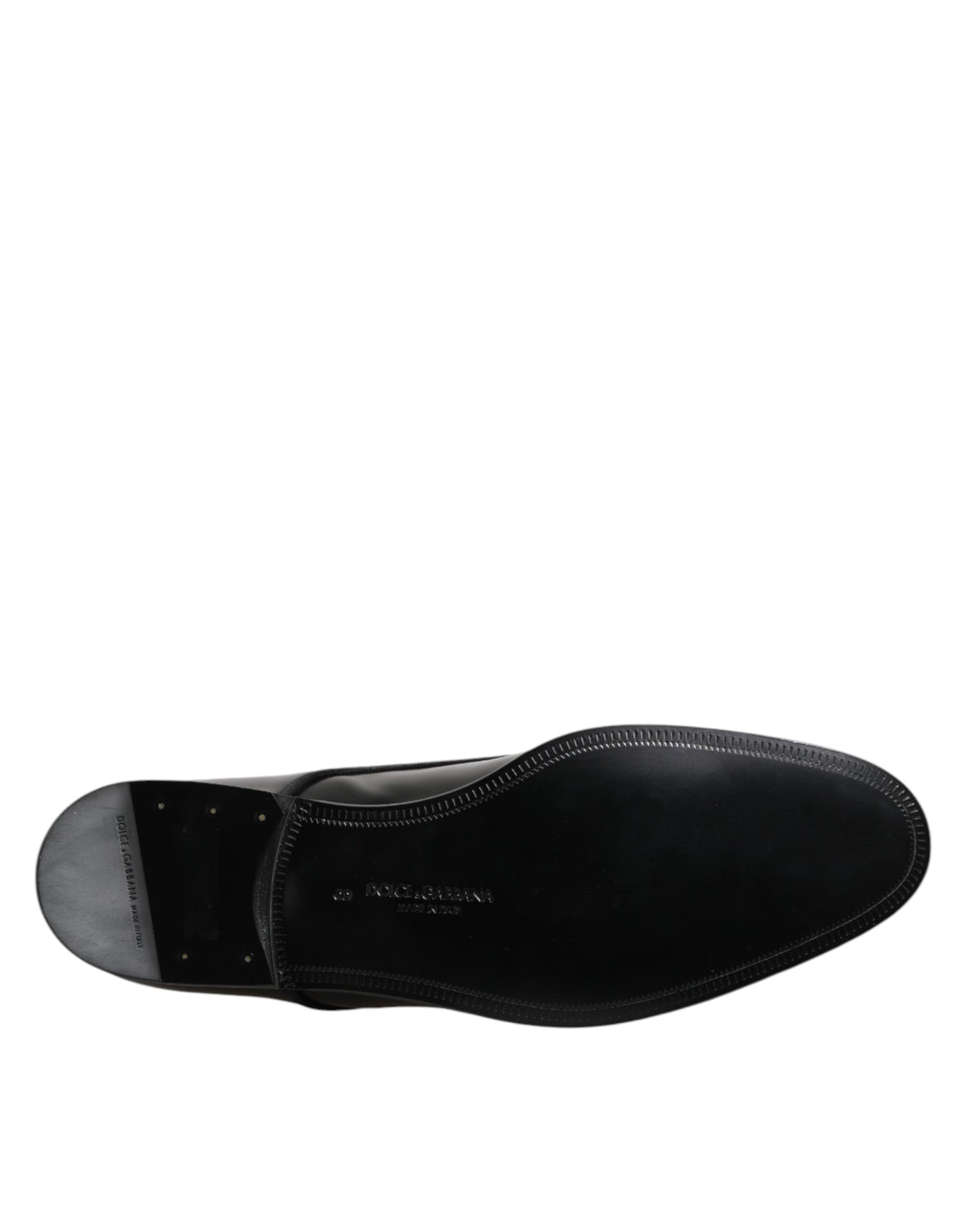 Dolce &amp; Gabbana Zwarte Leren Veterschoenen voor Heren