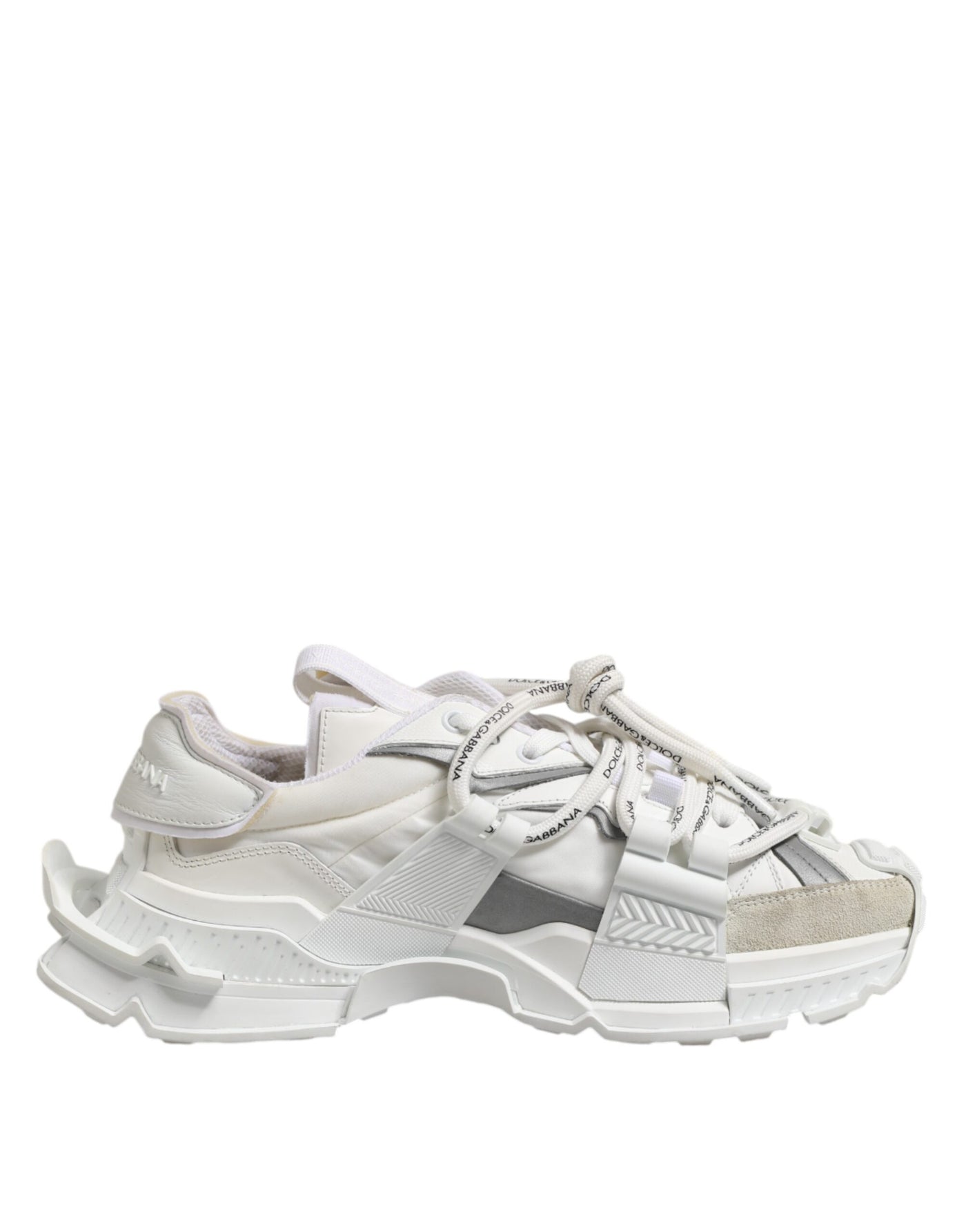 Dolce &amp; Gabbana Wit Grijze Lage Ruimte Sneakers Schoenen