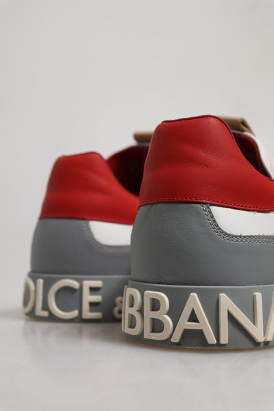 Dolce &amp; Gabbana Multicolor leren lage sneakers