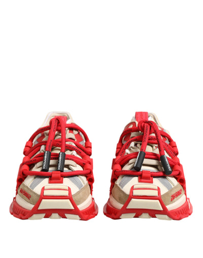 Dolce &amp; Gabbana Multicolor Logo Low Top Space Sneakers Schoenen