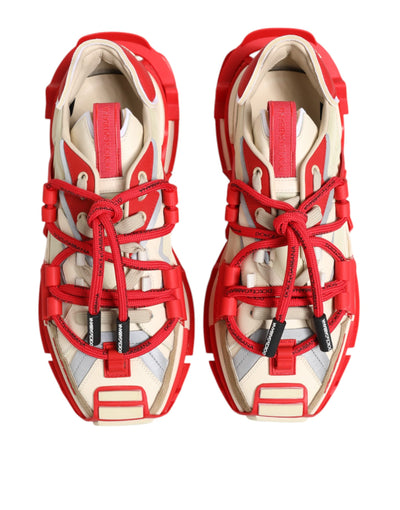 Dolce &amp; Gabbana Multicolor Logo Low Top Space Sneakers Schoenen
