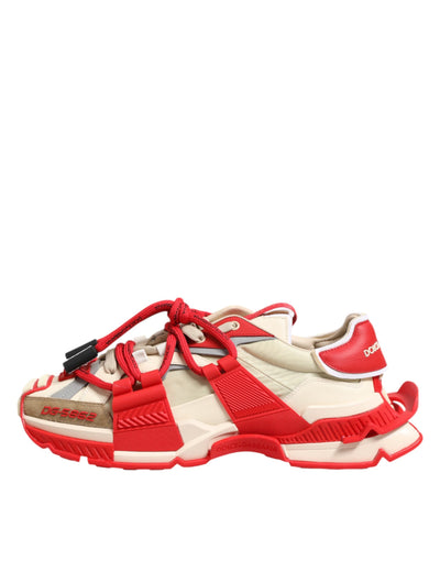 Dolce &amp; Gabbana Multicolor Logo Low Top Space Sneakers Schoenen