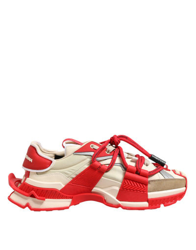Dolce &amp; Gabbana Multicolor Logo Low Top Space Sneakers Schoenen