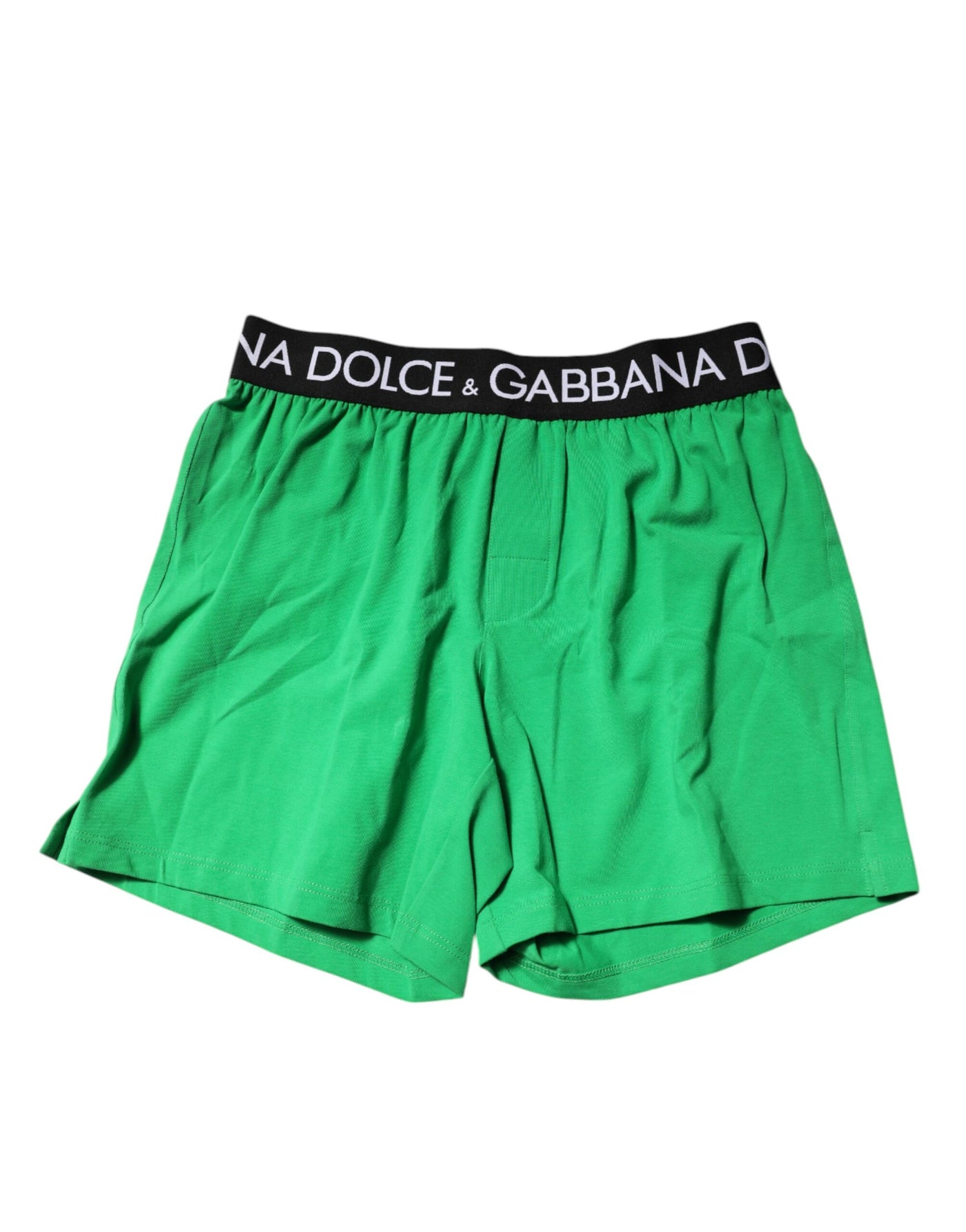Dolce &amp; Gabbana Groene Katoenen Regular Boxershorts Ondergoed