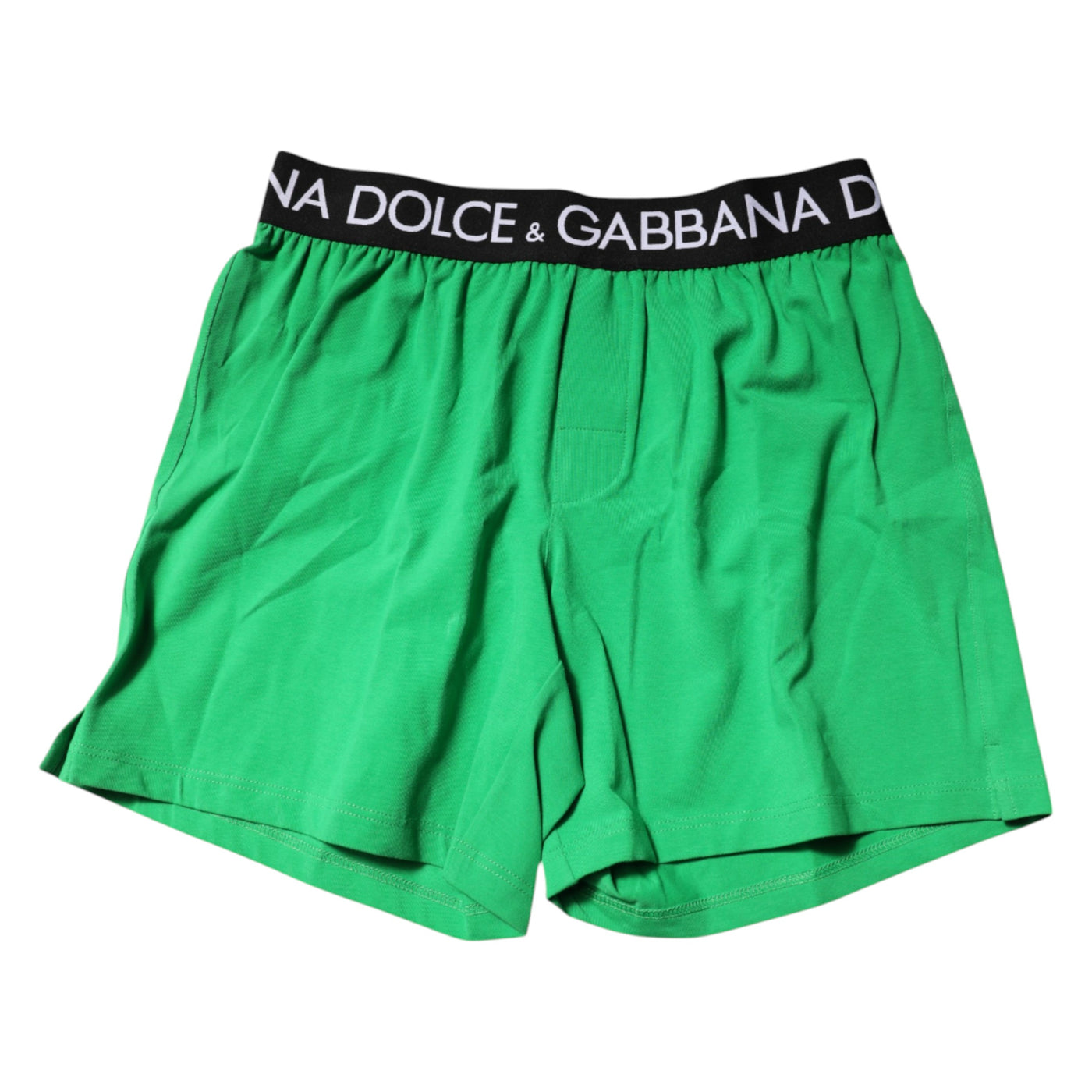 Dolce &amp; Gabbana Groene Katoenen Regular Boxershorts Ondergoed