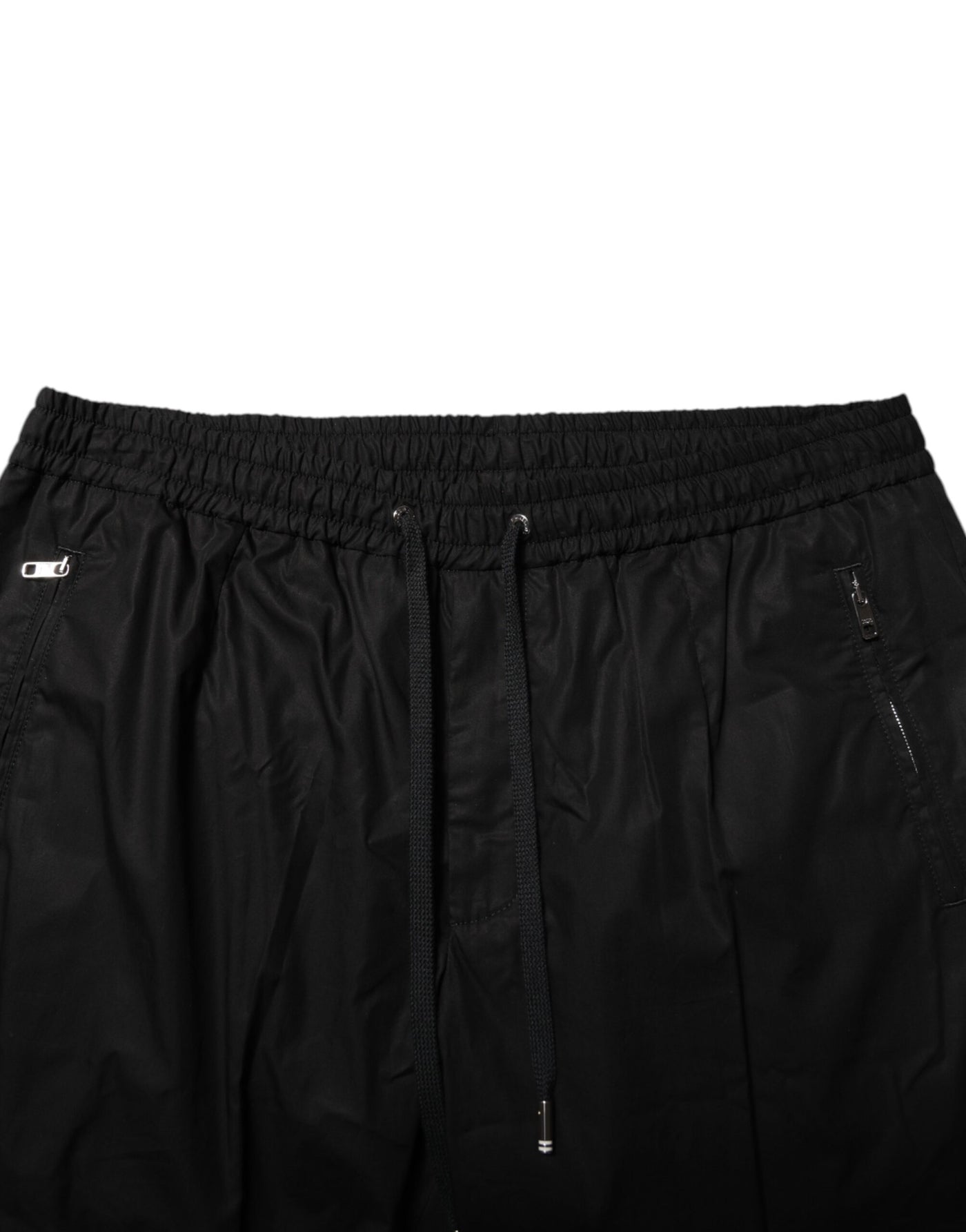 Dolce &amp; Gabbana Zwarte Katoenen Logo Tape Heren Joggingbroek