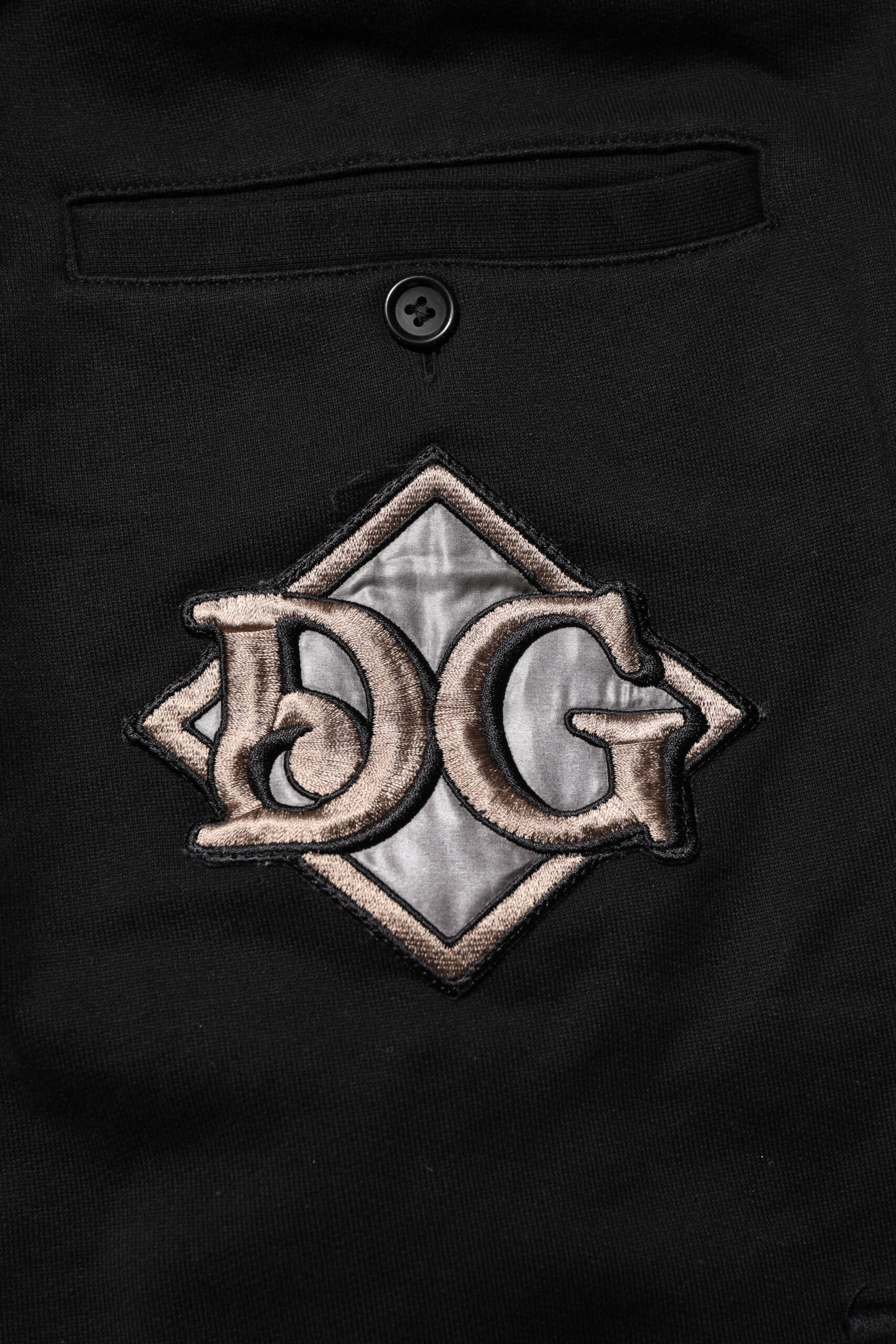 Dolce &amp; Gabbana Zwarte Katoenen Logo Joggingbroek