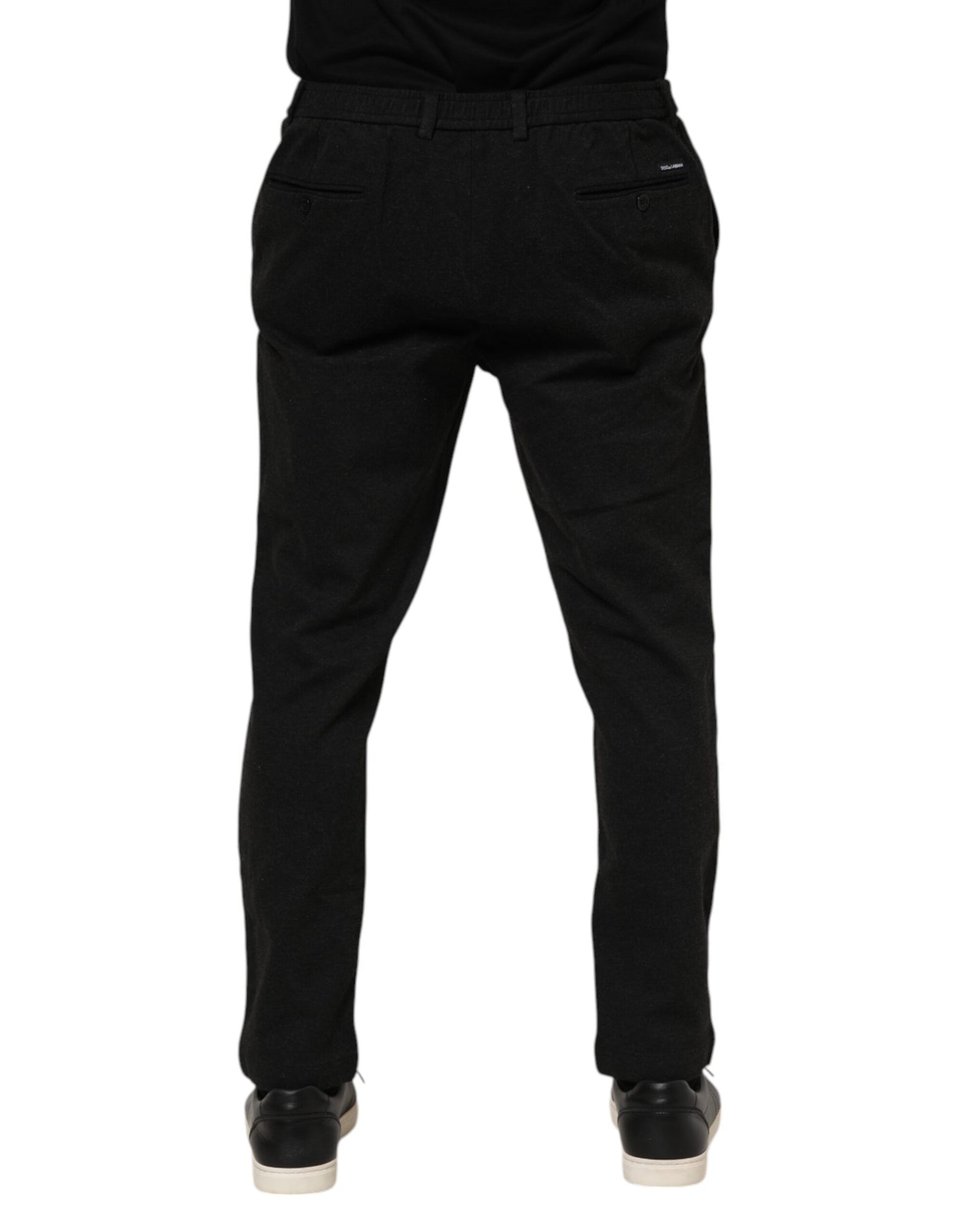 Dolce &amp; Gabbana Donkergrijze Viscose Jurk Herenbroek