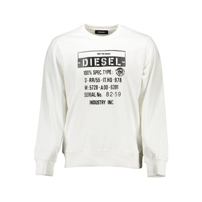 Diesel Witte Katoenen Trui