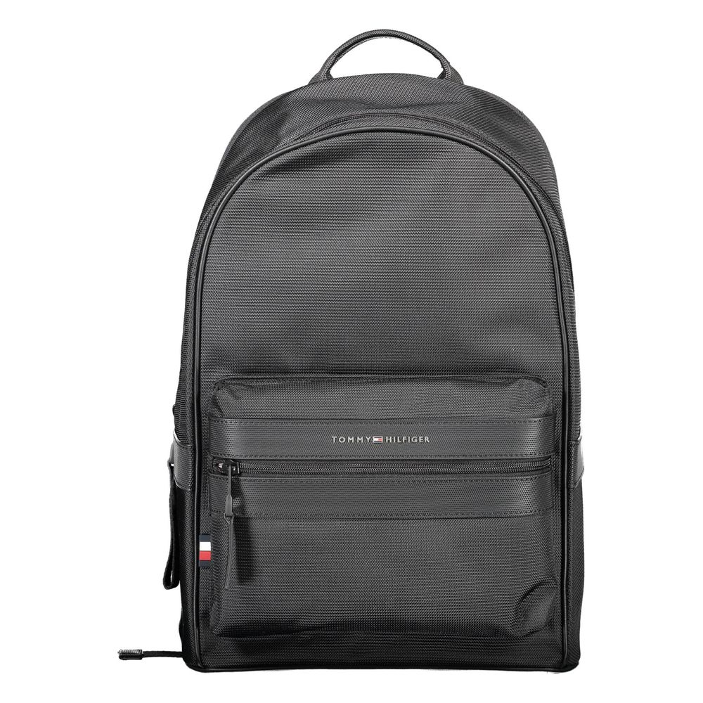 Tommy Hilfiger Zwarte Polyester Rugzak