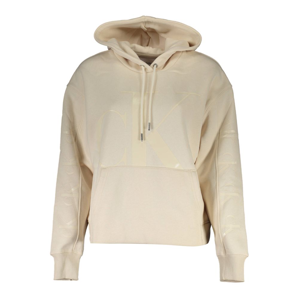 Pull en coton beige Calvin Klein