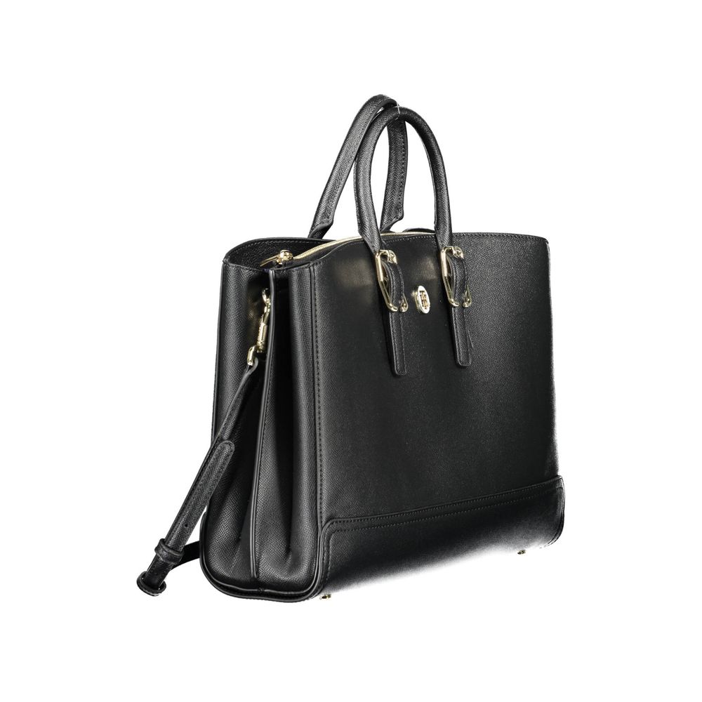 Sac à main Tommy Hilfiger en polyéthylène noir