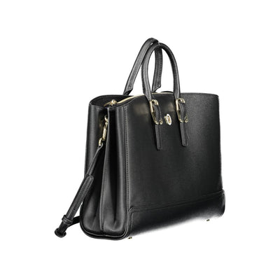 Sac à main Tommy Hilfiger en polyéthylène noir