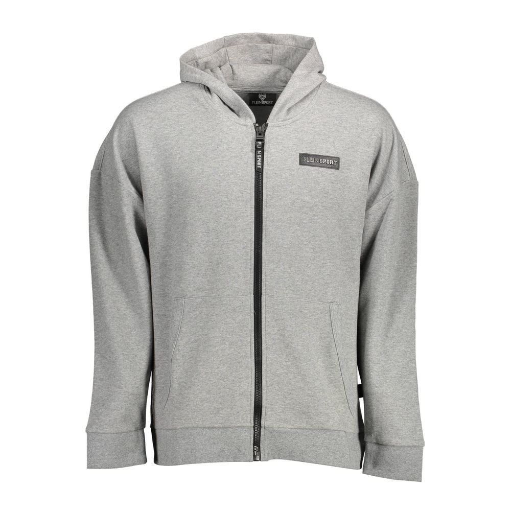 Pull en coton gris Plein Sport
