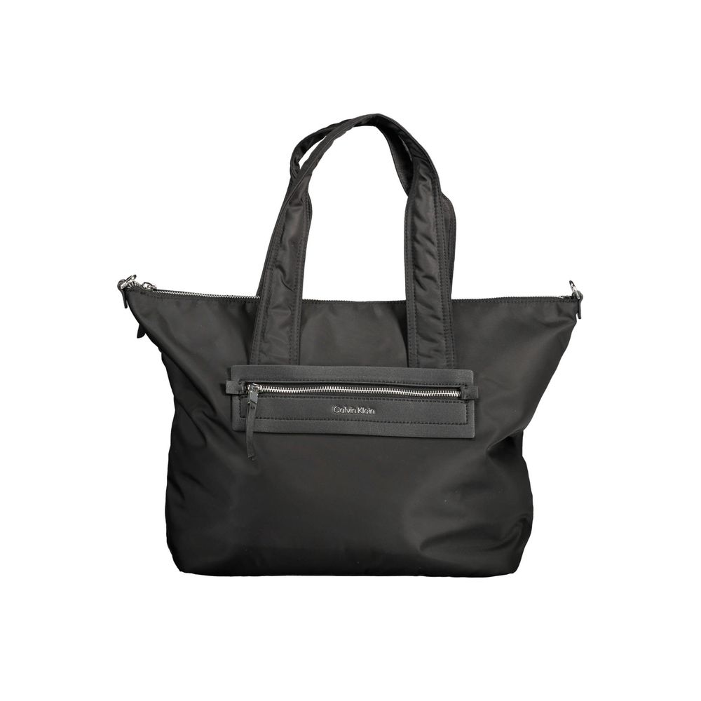 Sac à main en polyester noir Calvin Klein