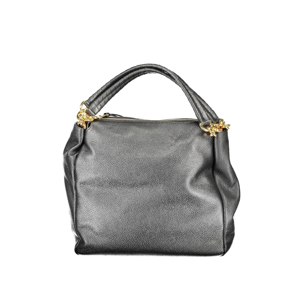 Sac à main en cuir noir Coccinelle