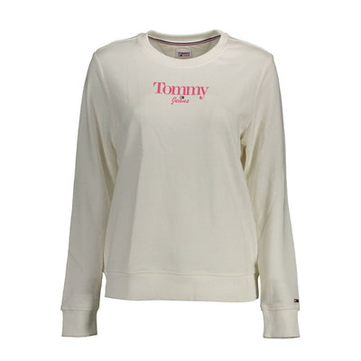 Tommy Hilfiger White Cotton Women Sweater